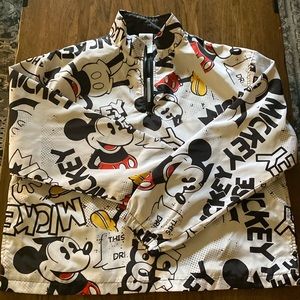 Disney Quarter Zip Windbreaker size Medium